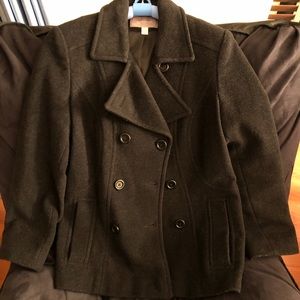 Wool Black Pea Coat